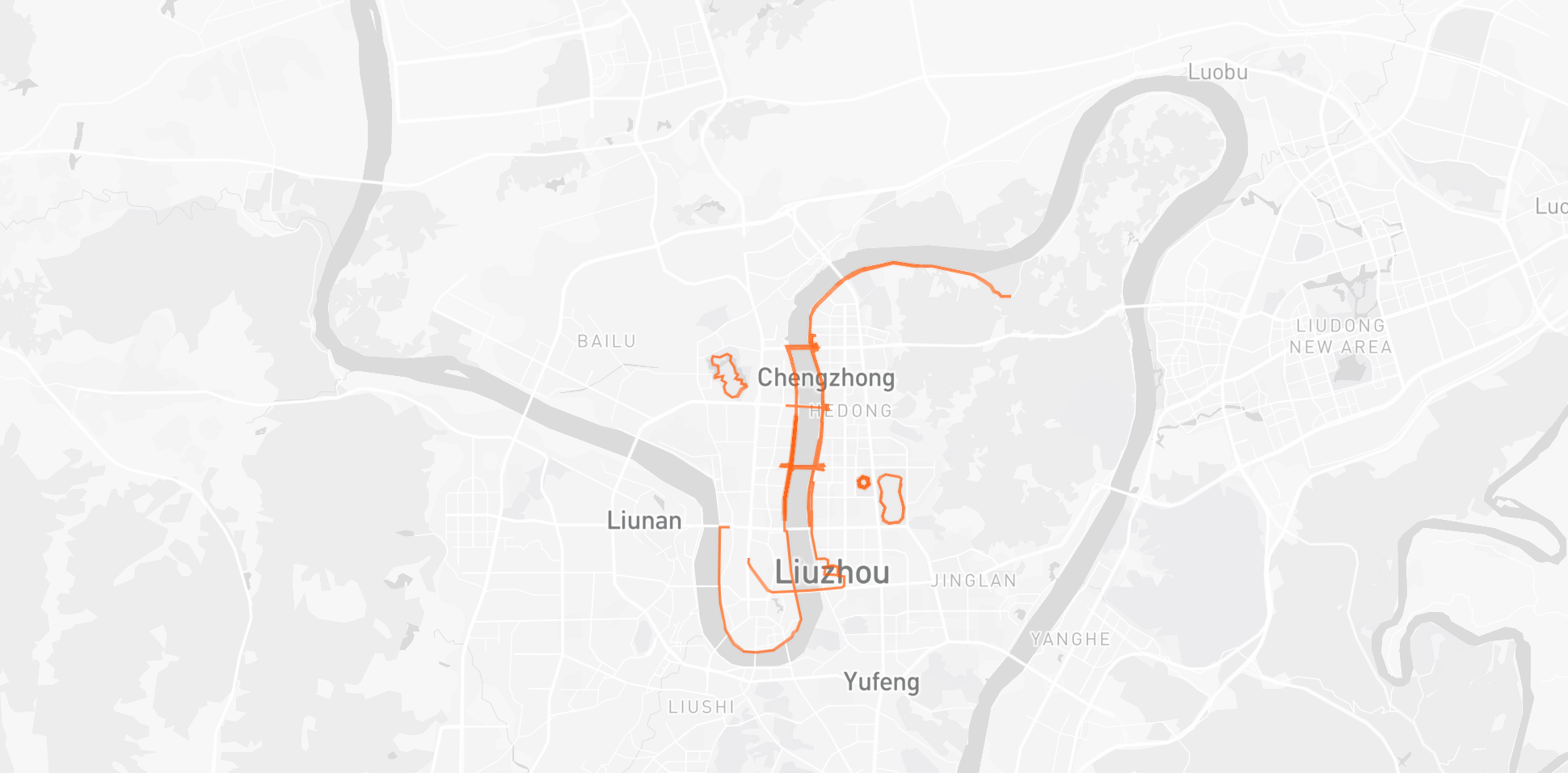 Running heatmap